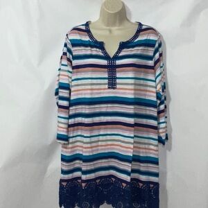 Lands’ End, Tunic Blouse, Size 1X